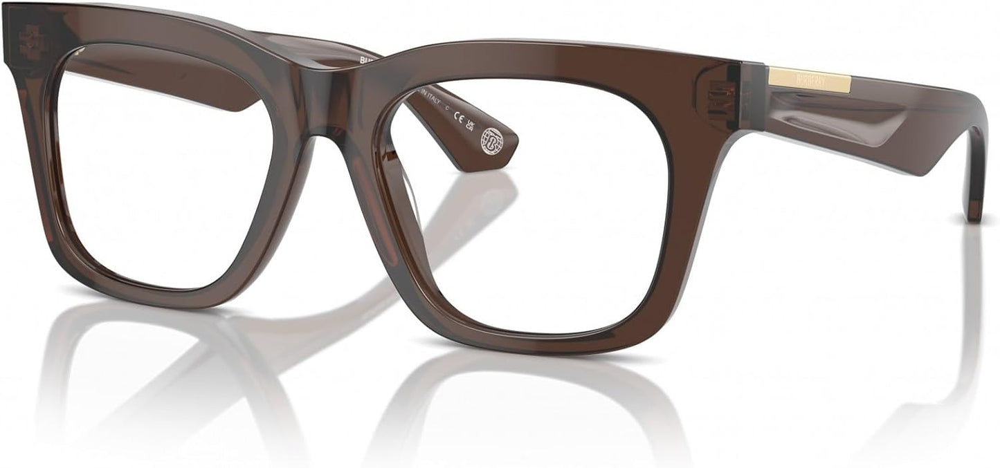 Burberry BE2407 4116 Eyeglasses 51mm Brown / Clear Demo Lens