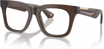 Burberry BE2407 4116 Eyeglasses 51mm Brown / Clear Demo Lens