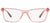 Versace Eyeglasses VE3299B 5322 53mm Transparent Pink / Demo Lens