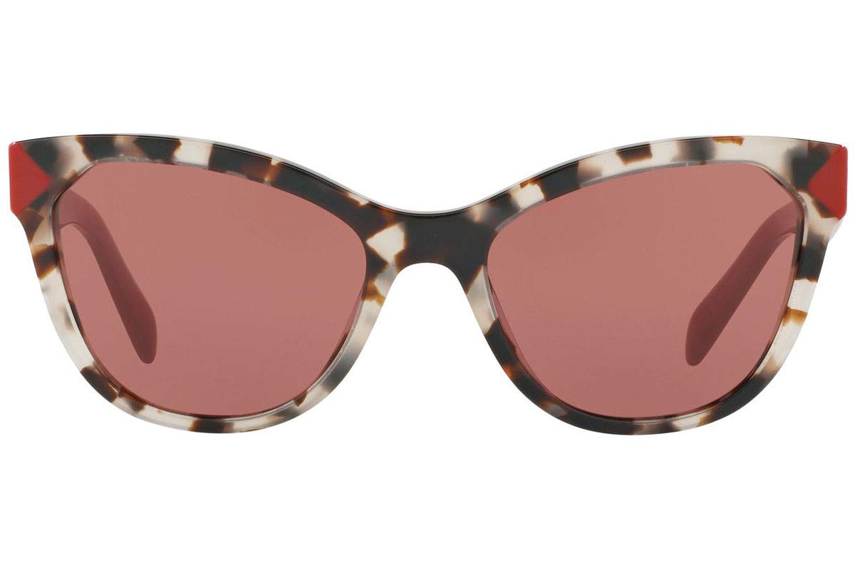 Prada Sunglasses PR21SS UAO0A0 56mm Brown Opal Havana / Brown Burgundy Lens