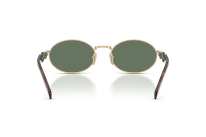 Prada Sunglasses PR 65ZS ZVN 70L 55mm Pale Gold / Dark Green Lens