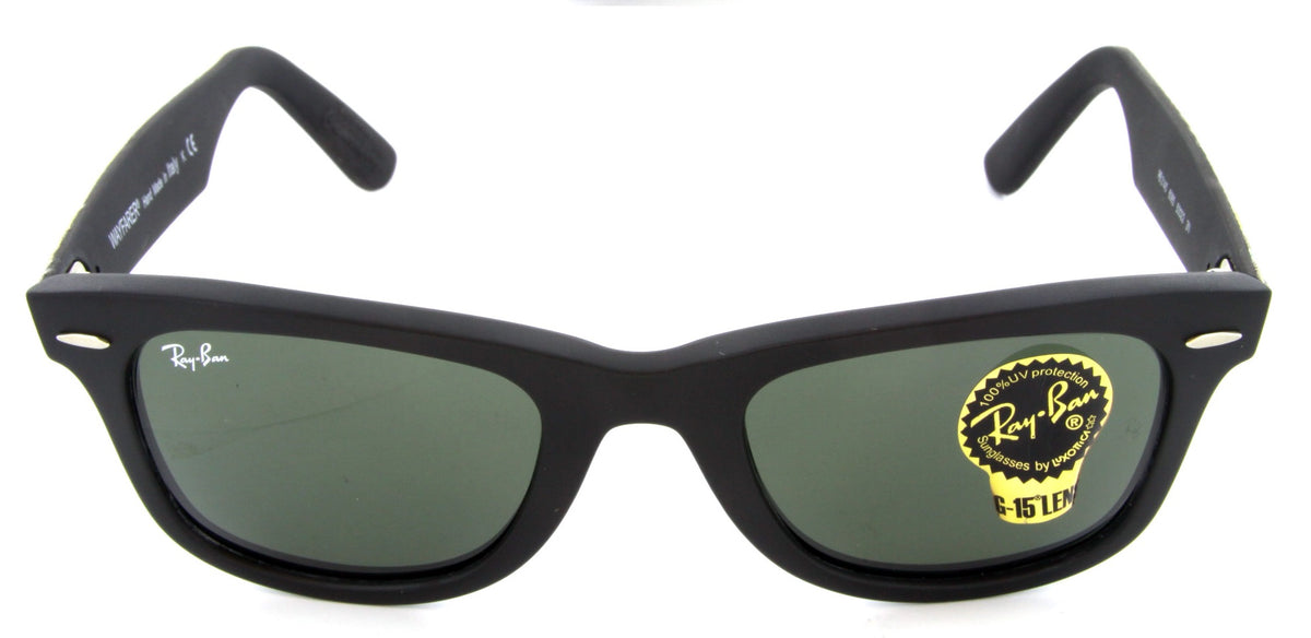 Ray-Ban RB2140 6065 Sunglasses 50mm Black-Camoflauge / Grey Green G15 Lens