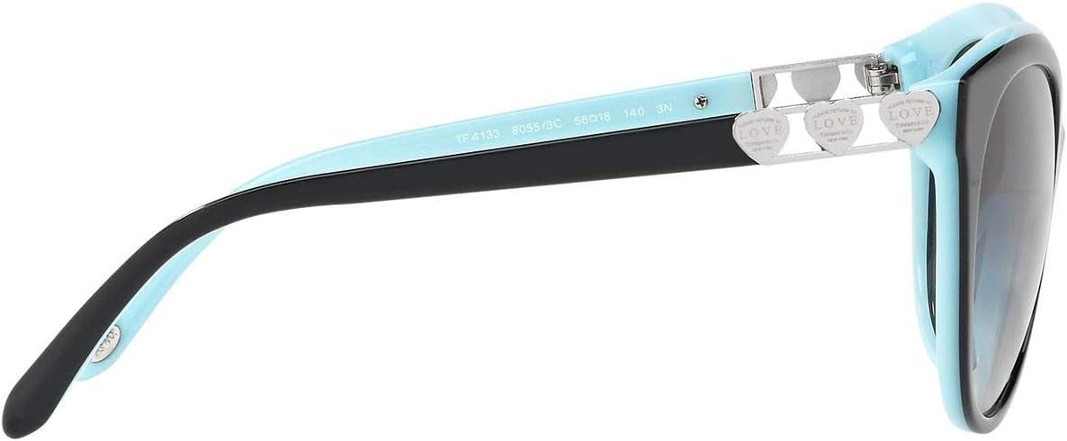 Tiffany &amp; Co Sunglasses TF4133F 80553C 56mm Black / Grey Gradient Lens