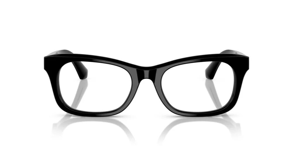 Burberry BE2422 3001 Eyeglasses 50mm Black / Clear Demo Lens