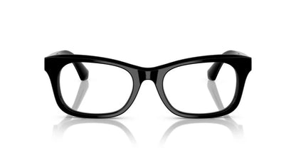 Burberry BE2422 3001 Eyeglasses 50mm Black / Clear Demo Lens