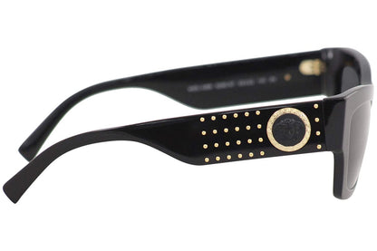 Versace VE4358 529587 52mm Sunglasses Black / Grey Lens