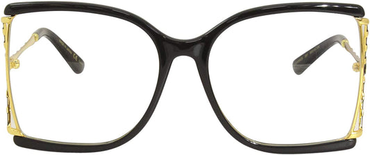 Gucci Sunglasses GG0592SK 001 60mm Black / Gold / Transparent Lens