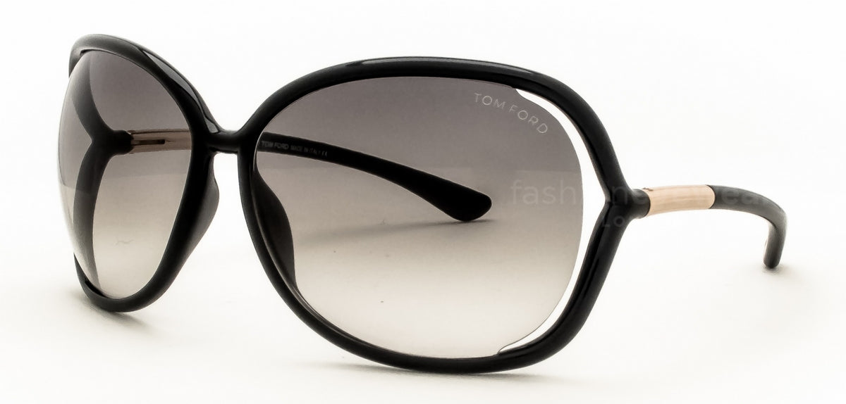 Tom Ford Sunglasses TF76 Raquel 199 63mm Black / Grey Gradient Lens VINTAGE