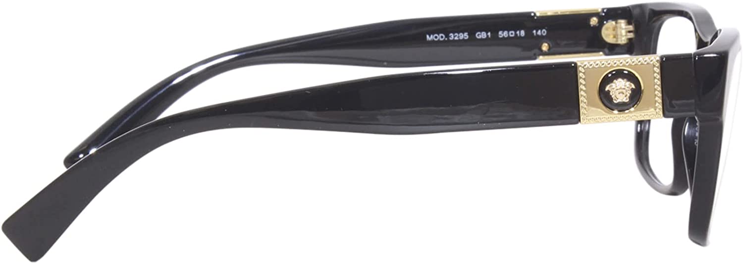 Versace Eyeglasses VE3295 GB1 56mm Black / Demo Lens