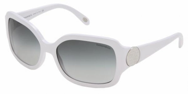 Tiffany &amp; Co Sunglasses TF4014 80273C 59mm White / Grey Gradient Lens