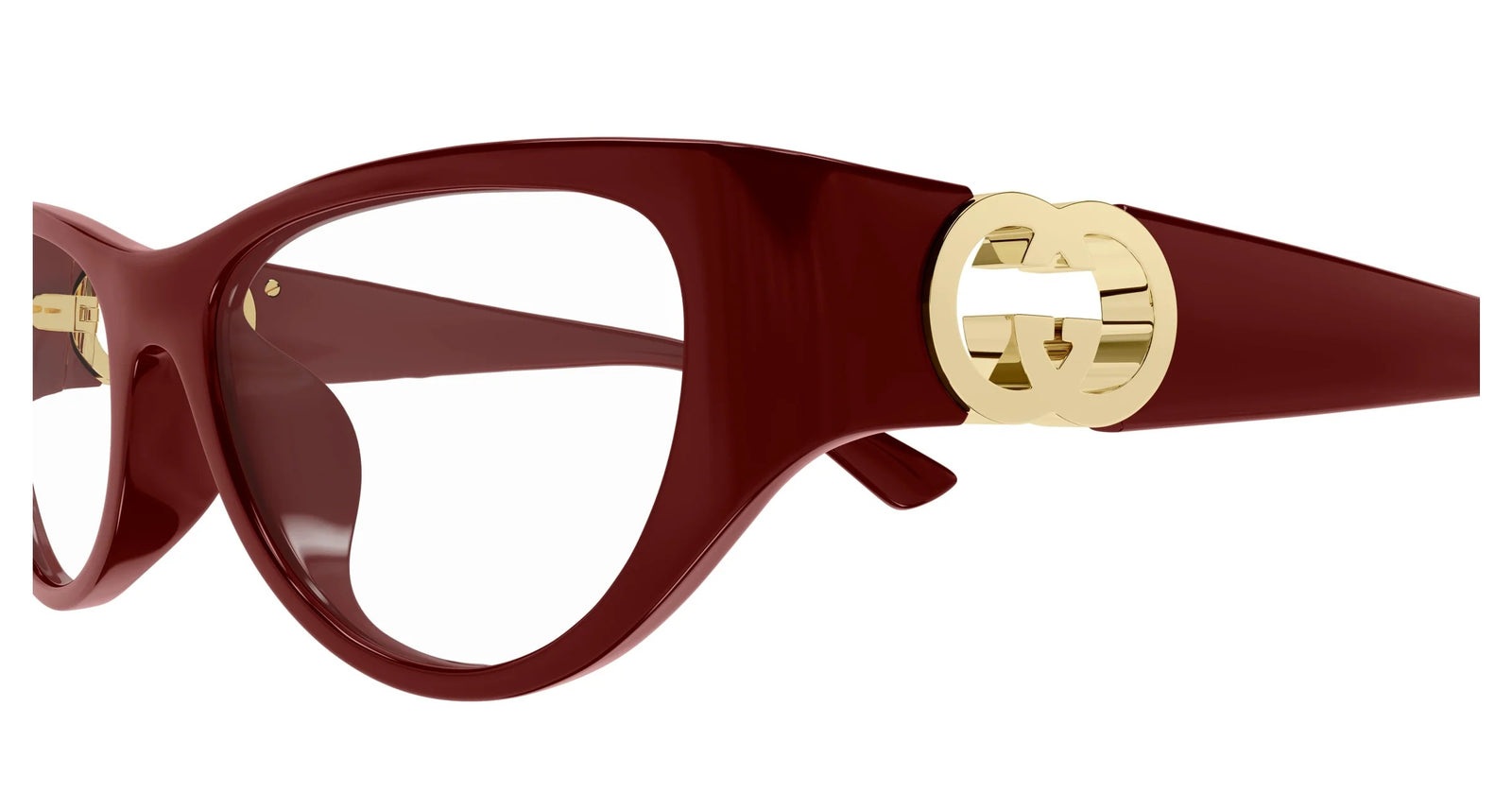 Gucci Eyeglasses GG1825O 003 54mm Burgundy / Demo Lens