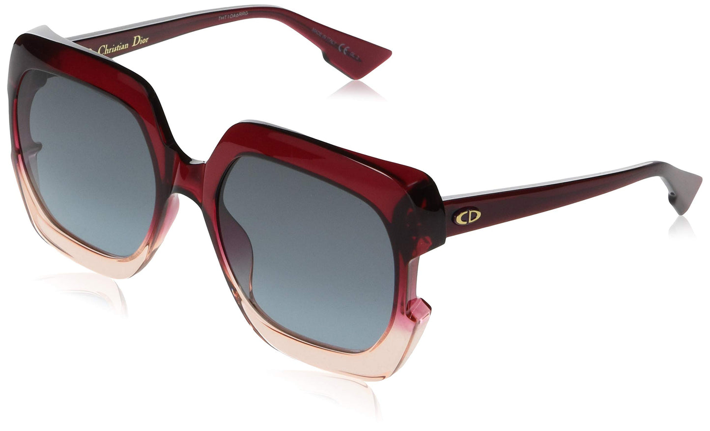 Dior Sunglasses DiorGaia 0T5I7 58mm Burgundy Pink / Blue Lens