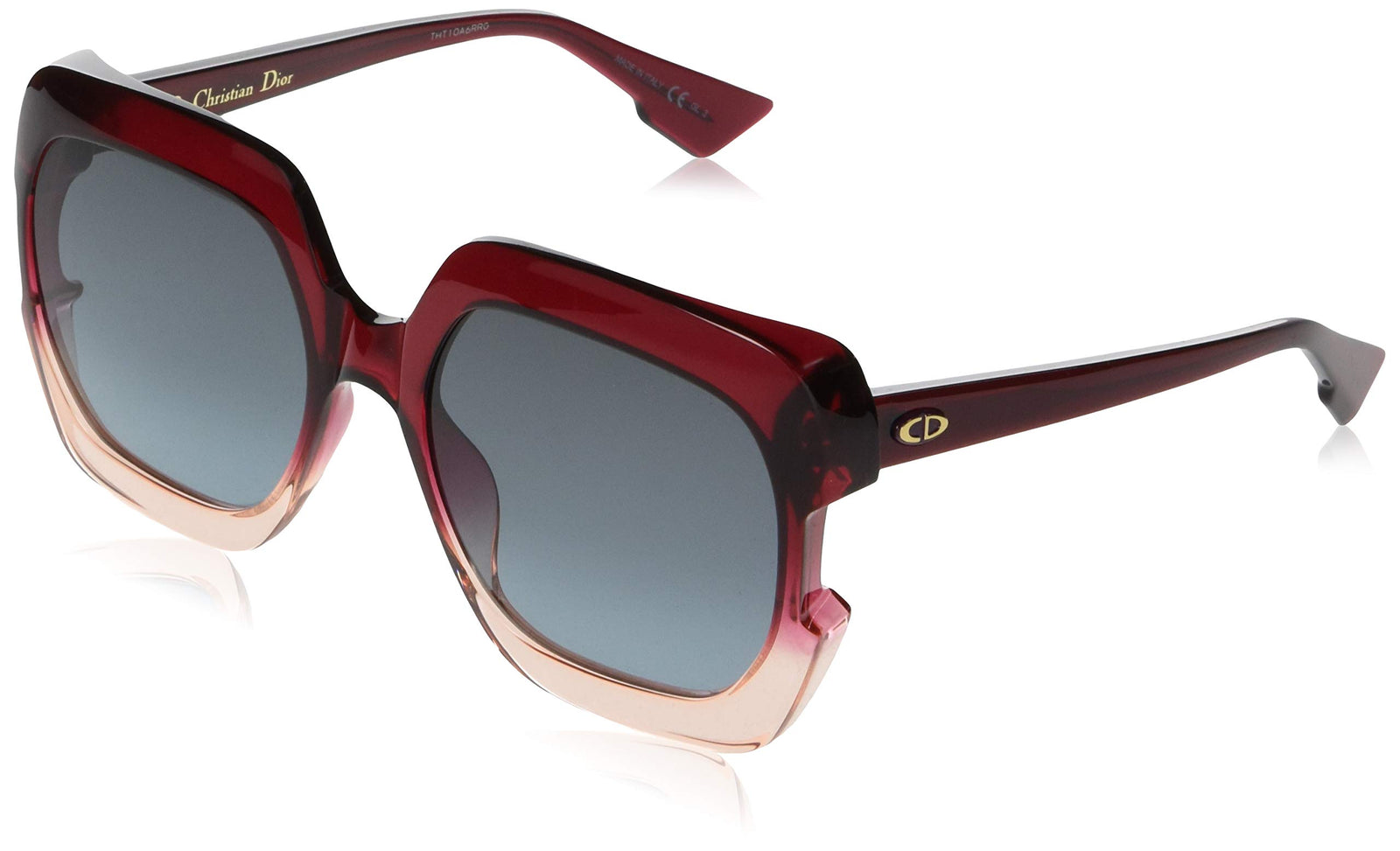Dior Sunglasses DiorGaia 0T5I7 58mm Burgundy Pink / Blue Lens
