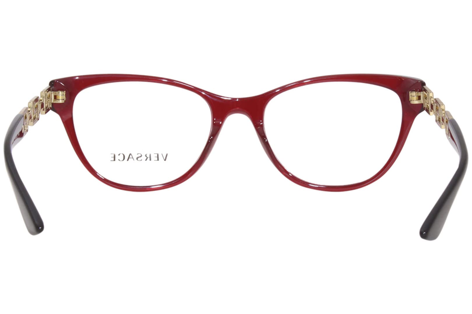 Versace Eyeglasses VE3292 388 52mm Bordeaux Transparent / Demo Lens