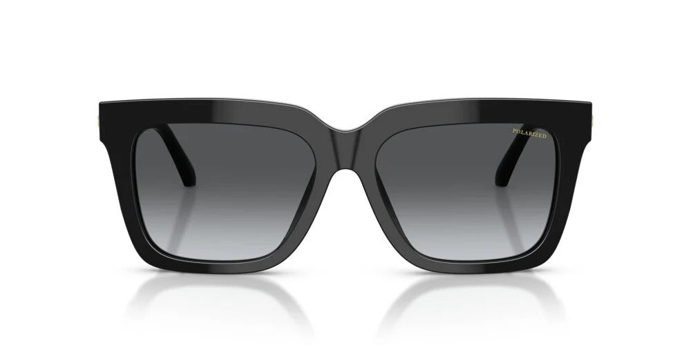 Versace VE4498 GB1/T3 Sunglasses 55mm Black / Dark Grey Gradient Polarized Lens