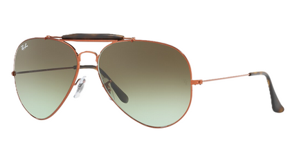 Ray-Ban RB3029 9002A6 Outdoorsman II Sunglasses 62mm Bronze/Green Gradient Lens