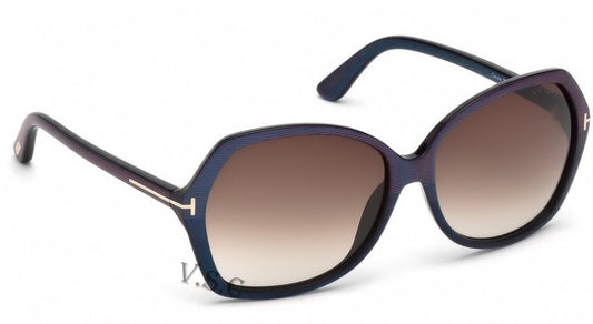Tom Ford Carola Sunglasses TF328 83F 60mm Violet / Brown Gradient Lens (VINTAGE)