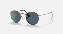 Ray-Ban RB3447 9230R5 Sunglasses 50mm Matte Bronze-Copper / Blue Solid Lens