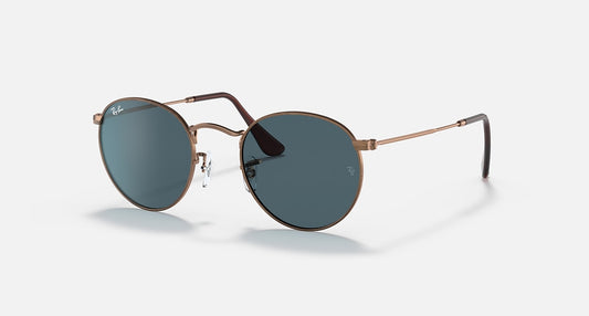 Ray-Ban RB3447 9230R5 Sunglasses 50mm Matte Bronze-Copper / Blue Solid Lens