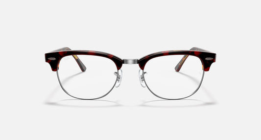 Ray-Ban RX5154 5911 Eyeglasses 49mm Polished Red Havana / Clear Demo Lens - image 2