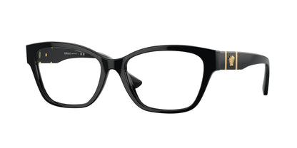 Versace VE3344 GB1 54mm Eyeglasses Black / Clear Demo Lens