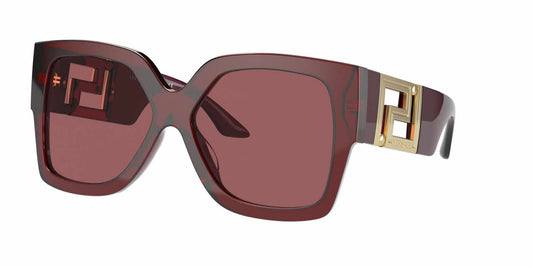 Versace Sunglasses VE4402 388-69 59mm Transparent Red / Dark Violet Lens