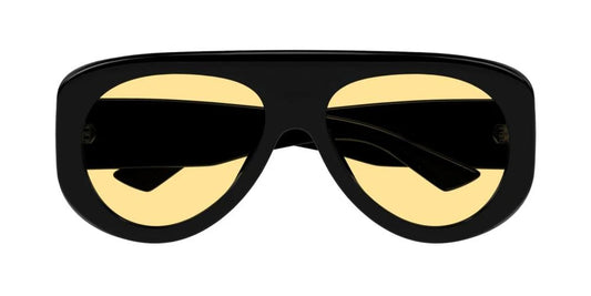 Bottega Veneta Sunglasses BV1362S 005 58mm Black / Orange Lens