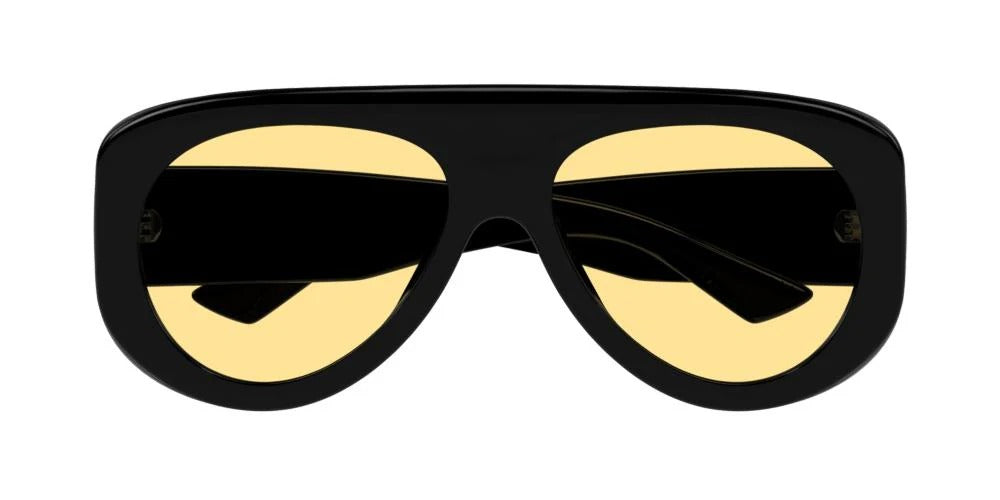 Bottega Veneta Sunglasses BV1362S 005 58mm Black / Orange Lens