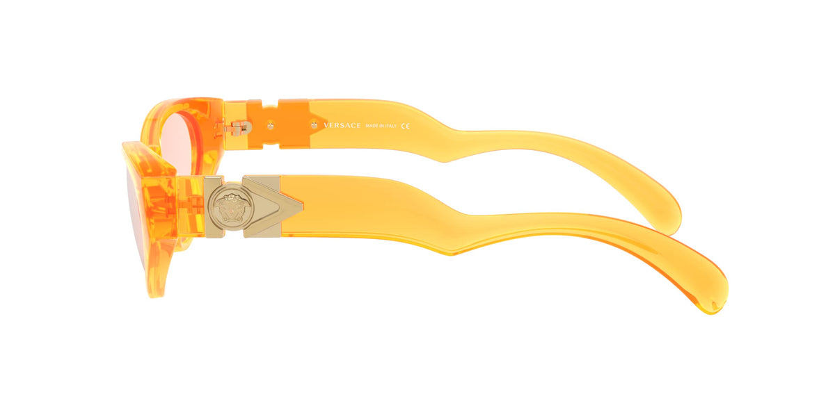 Versace Sunglasses VE4373 5311U8 Orange Transparent Fluo / Orange Fluo Lens