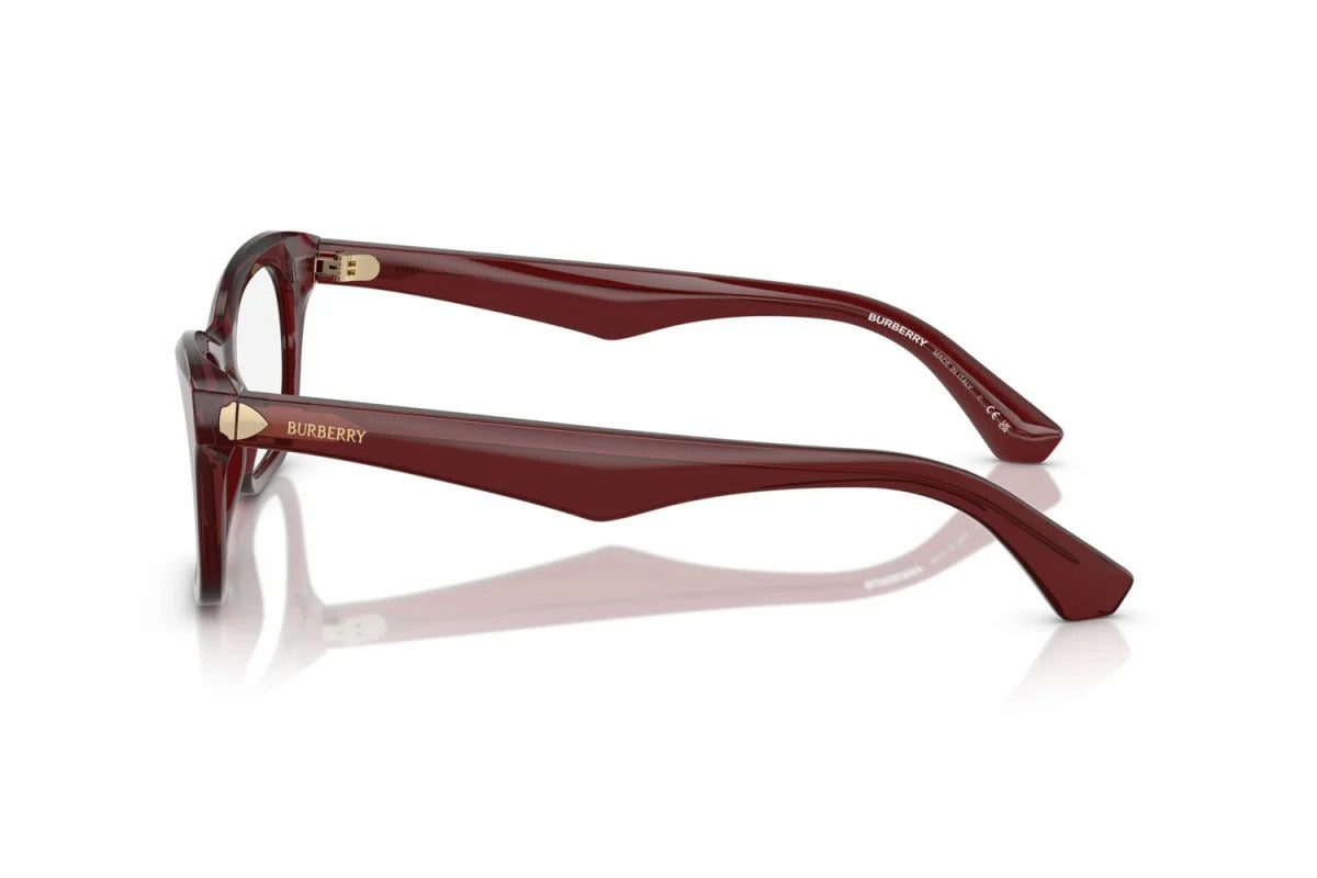 Burberry BE2422 4128 Eyeglasses 52mm Bordeaux / Clear Demo Lens