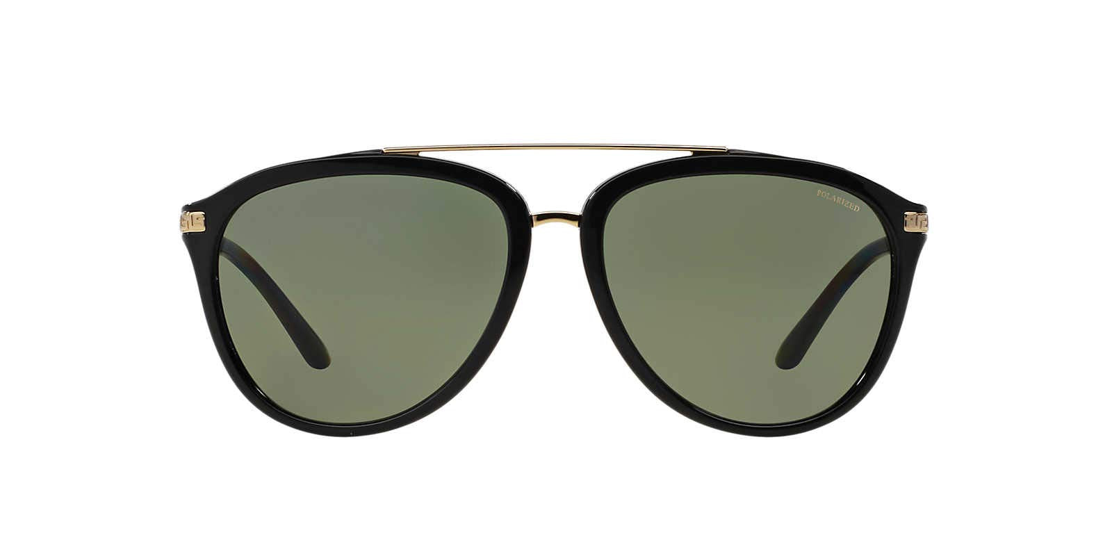 Versace Sunglasses VE4299 GB1/9A 58mm Black / Polar Green Lens