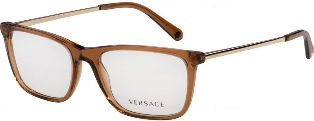 Versace Eyeglasses VE3301 5028 54mm Transparent Brown / Demo Lens