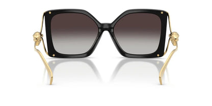 Versace Sunglasses VE4502U GB1/87 58mm Black / Light Grey Gradient Black Lens