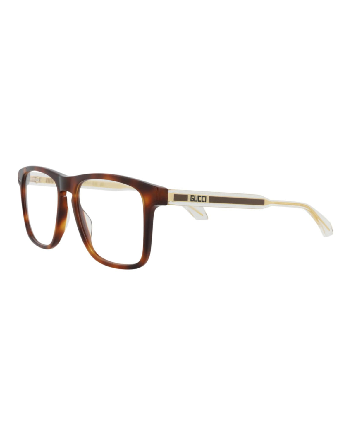 Gucci Eyeglasses GG0561ON 002 54mm Havana Crystal / Demo Lens