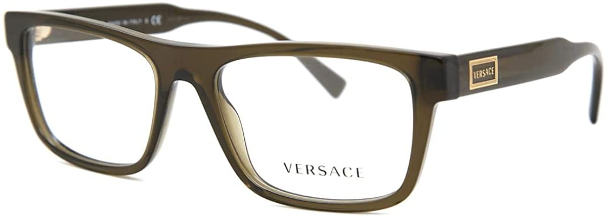 Versace Eyeglasses VE3277 200 55mm Transparent Green / Demo Lens