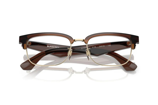 Burberry BE2424D 4116 Eyeglasses 54mm Brown / Clear Demo Lens