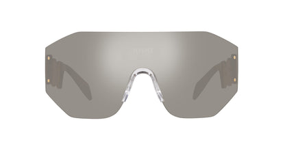 Versace Sunglasses VE2258 10026G 45mm Black / Grey Mirror Silver Lens