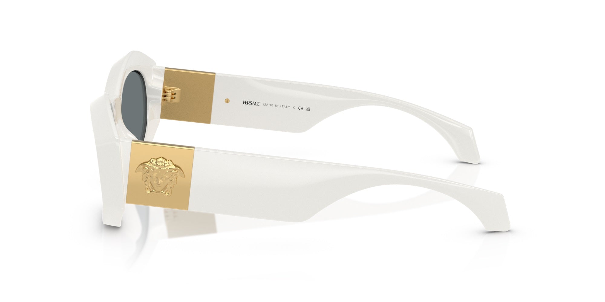 Versace Sunglasses VE4466U 546280 54mm White / Dark Blue Lens