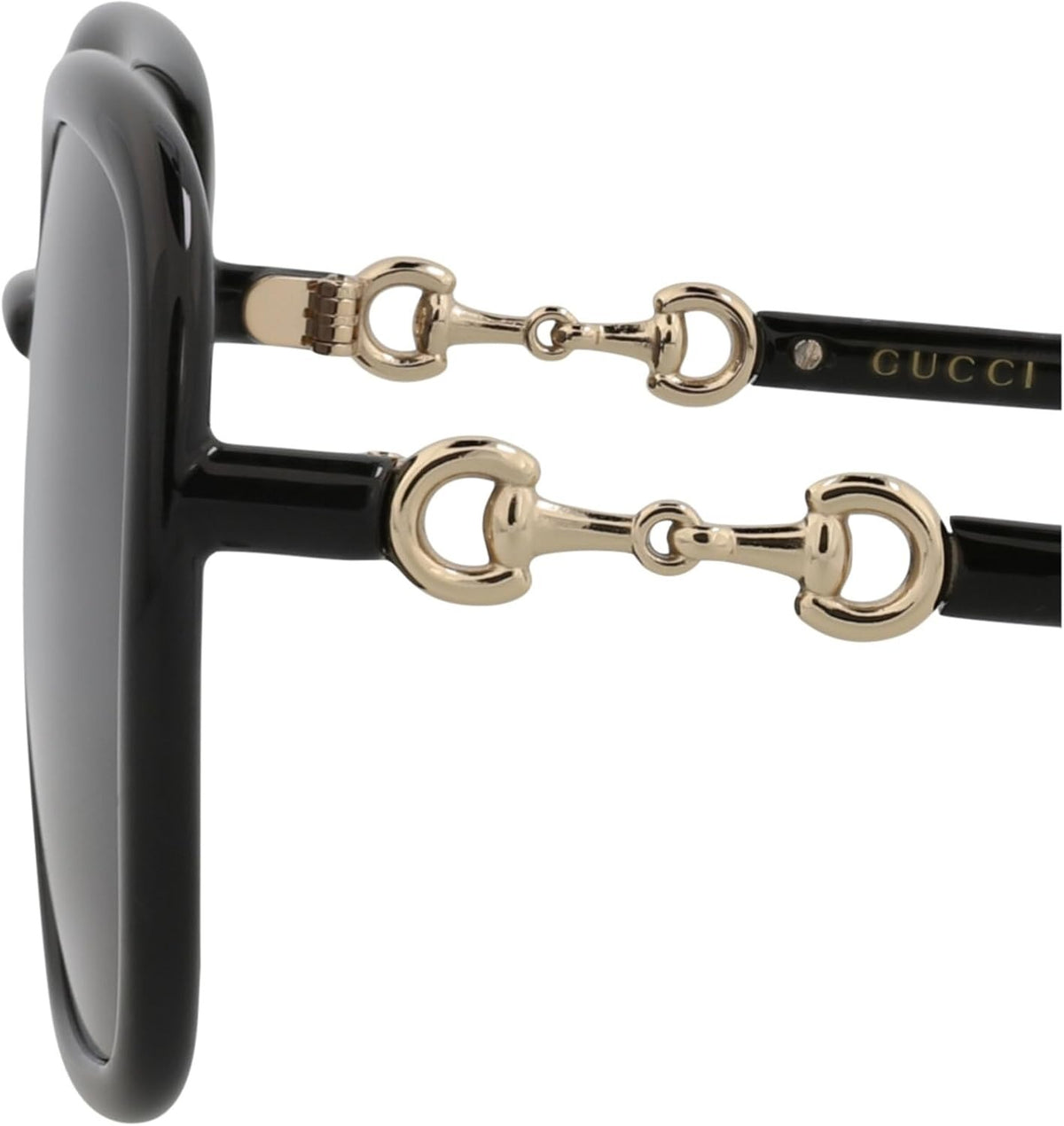 Gucci GG0893S 001 Sunglasses 57mm Black / Dark Grey Lens