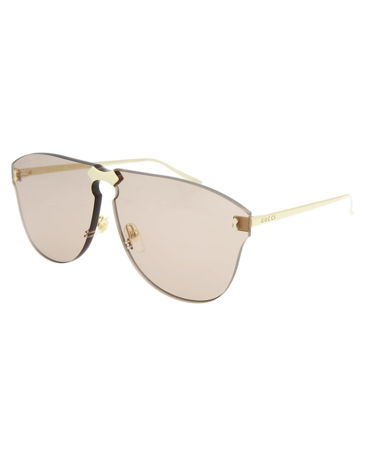 Gucci Sunglasses GG0354S 002 Gold / Brown Lens