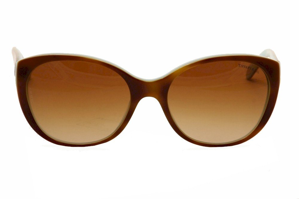 Tiffany &amp; Co Sunglasses TF4086H 81643B 56mm Havana Azure / Brown Gradient Lens