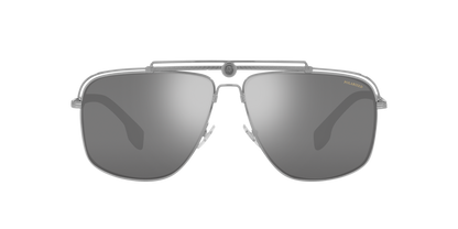Versace Sunglasses VE2242 1001Z3 61mm Gunmetal / Polarized Dark Grey Mirror Lens