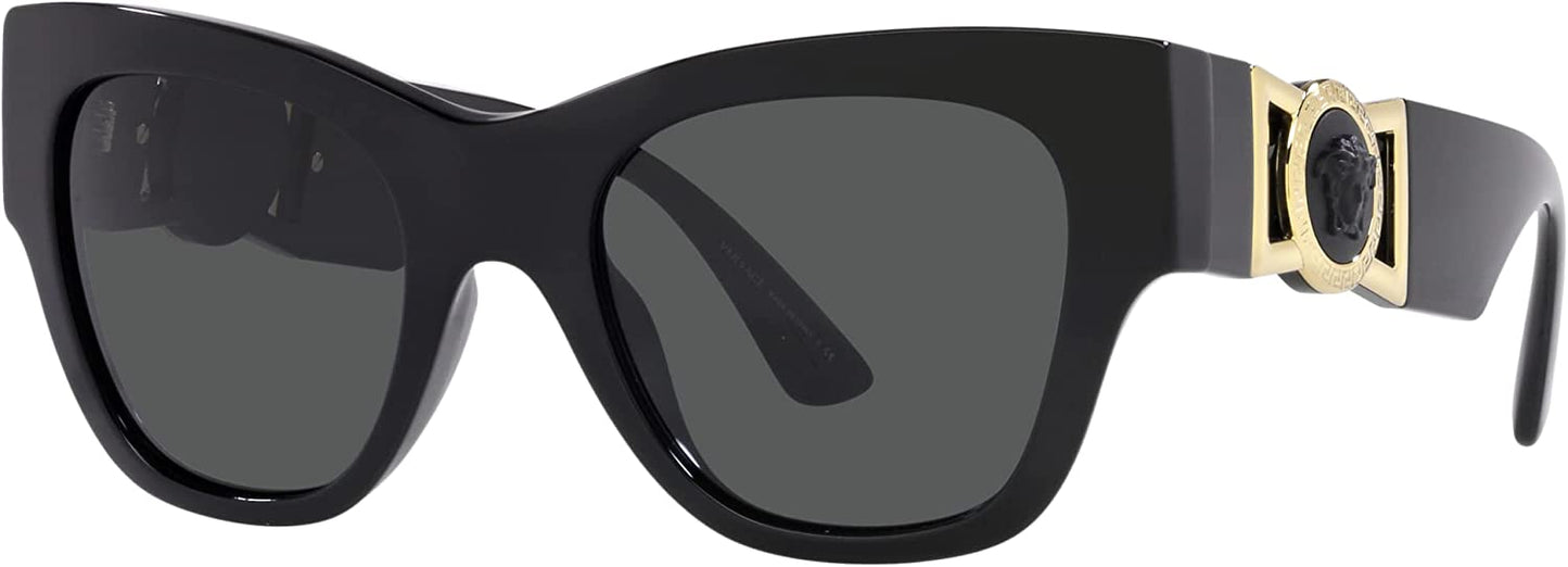 Versace Sunglasses VE4415U GB187 52mm Black / Dark Grey Lens