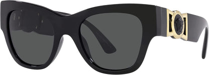 Versace Sunglasses VE4415U GB187 52mm Black / Dark Grey Lens