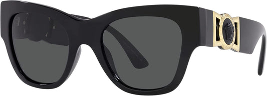 Versace Sunglasses VE4415U GB187 52mm Black / Dark Grey Lens