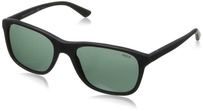 Polo Ralph Lauren Sunglasses PH4085 5284/71 55mm Matte Black / Green Lens