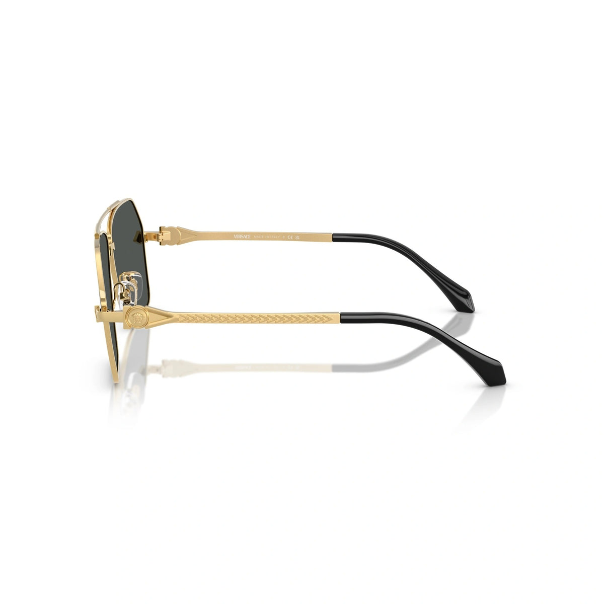 Versace Sunglasses VE2284 100287 63mm Gold / Dark Grey Lens