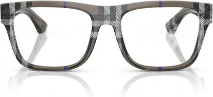 Burberry BE2411 4147 Eyeglasses 53mm Check Lichen / Clear Demo Lens