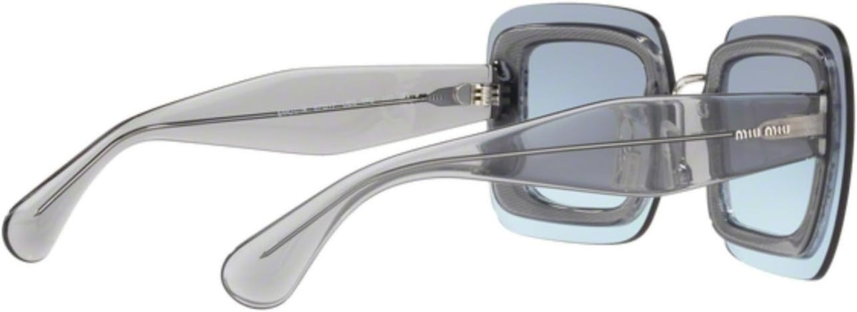 Miu Miu Sunglasses MU01RS UES4R2 67mm Blue Glitter / Grey Gradient Lens
