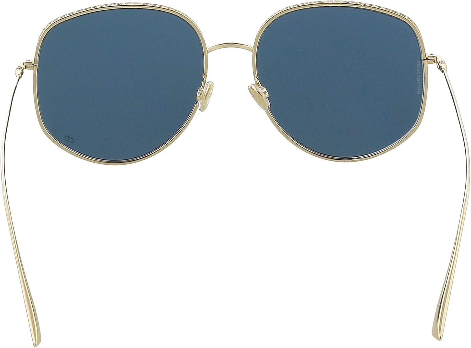 Dior Sunglasses DIORBYDIOR2 J5G A9 58mm Gold / Dark Blue Lens